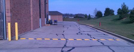 Illusionary Speed Bumps | Otto&#39;s Parking Marking | Indianapolis, IN