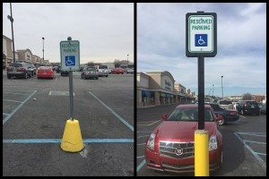 Handicap Sign_Before & After
