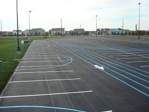 Whiteland School Personalizes their Parking Lot