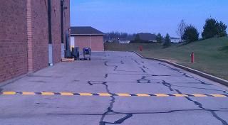 Illusionary Speed Bumps | Otto&#39;s Parking Marking | Indianapolis, IN