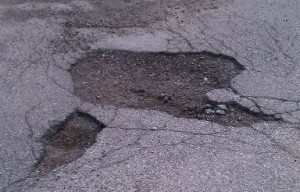 Winter Parking Lot Repairs_Potholes