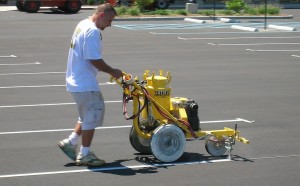 parking lot striping