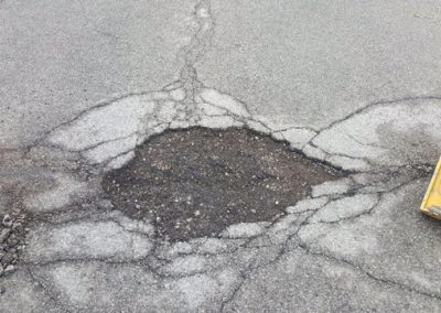 Pothole Repairs in Winter