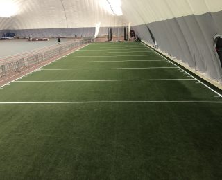 Indoor Practice Facility Striping